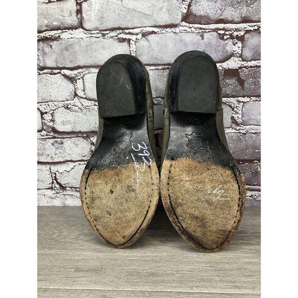 Baske California Green Western Zip Pointed Toe Heel Boots Women Sz 7.5M US/38EU - Picture 10 of 16